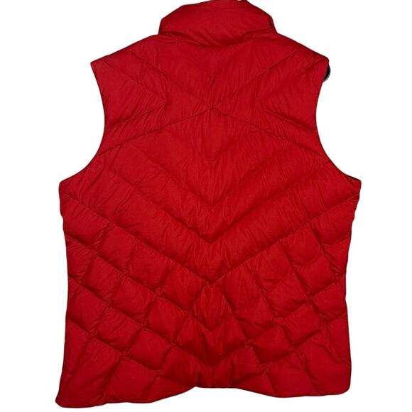 REI Women's Plus Size  Down Puffer Vest Red Orange Size XL Fall Winter Gorpcore - Picture 2 of 9